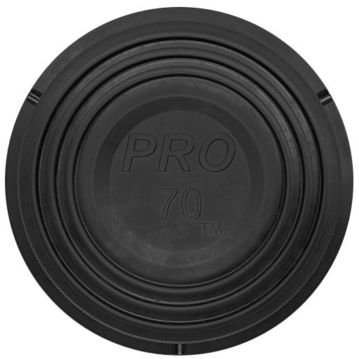 Category - Sporting Clays, Size - Pro 70mm, Style - All Black Target