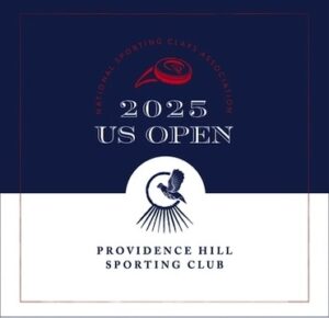 Logo for National Sporting Clays Association 2025 U.S. Open Logo @ Providence Hill Sporting Club