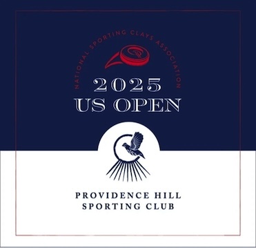 Logo for National Sporting Clays Association 2025 U.S. Open Logo @ Providence Hill Sporting Club