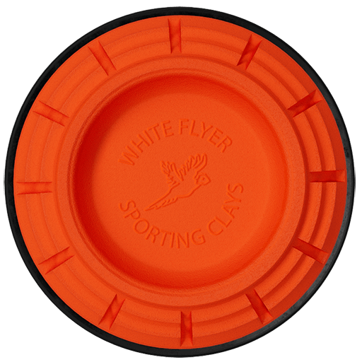 Category - Sporting Clays, Size - Western Pheasant 108mm, Style - Orange Dome Target